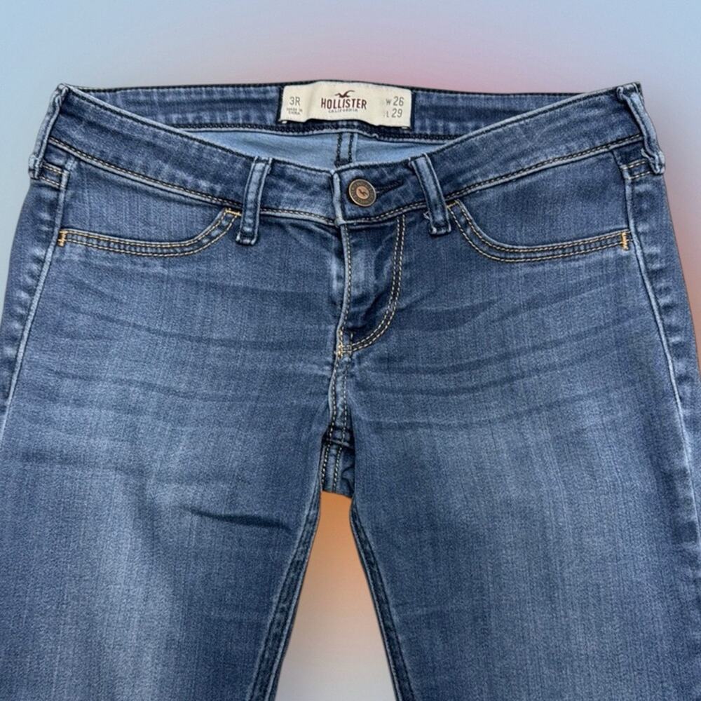 Hollister Women's 3 (juniors) Skinny Blue Jeans